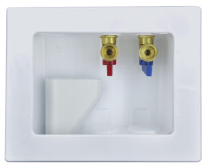 The Power Box FireStop Dual Drain Washing Machine Outlet Box
