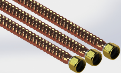 Copper Corrugated Water Heater Connectors